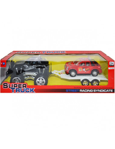 Jeep Cu Remorca Si Masina, 43 Cm,16992