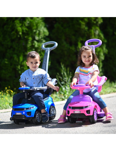 Masinuta OFF ROAD + impingator, Pink,10400030004