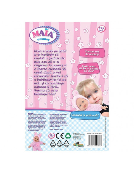Papusa Maia Ursulet Noriel,Uniq04587