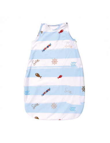 Sac de dormit de vara 95 cm, bumbac ranforce, Blue,20810353901
