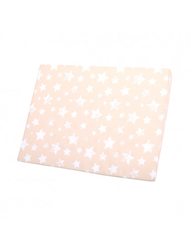 Pernuta Bebe AIR COMFORT 60/45/9 cm, Beige Stars,20040250006