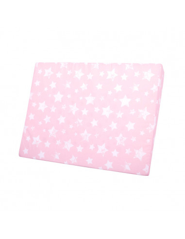 Pernuta Bebe AIR COMFORT 60/45/9 cm, Pink Stars,20040250005