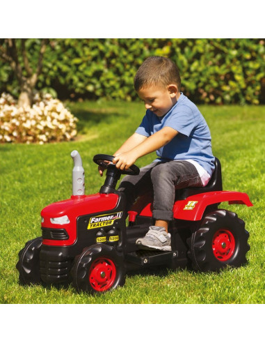 Tractor Dolu Cu Pedale Fermier, Rosu,8050