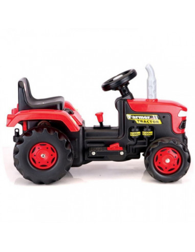 Tractor Dolu Cu Pedale Fermier, Rosu,8050