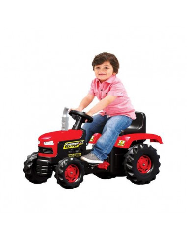 Tractor Dolu Cu Pedale Fermier, Rosu,8050