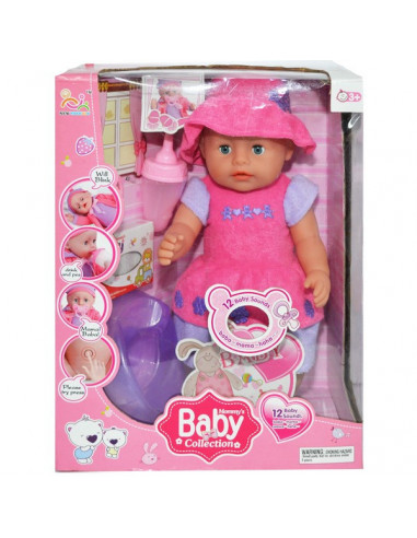 Bebe "Face Pipi" Cu Accesorii,23947