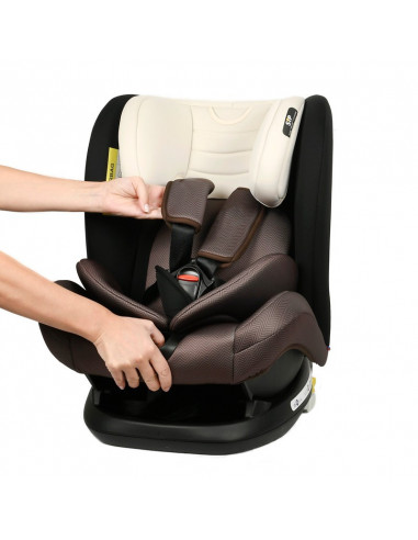 Scaun auto Mandara cu Isofix Crocodile Coffee,968B-23H Coffee