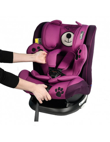 Scaun auto Mos Martin cu Isofix Purple Crocodile,968Purple