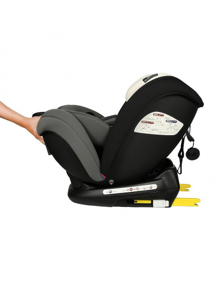 Scaun auto Mandara cu Isofix Crocodile Grey,968B-23H Grey