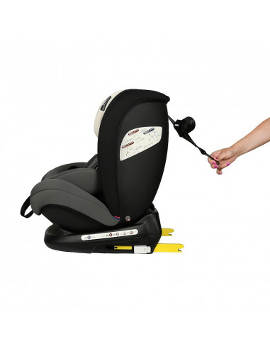 Scaun auto Mandara cu Isofix Crocodile Grey,968B-23H Grey