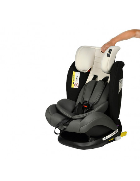 Scaun auto Mandara cu Isofix Crocodile Grey,968B-23H Grey