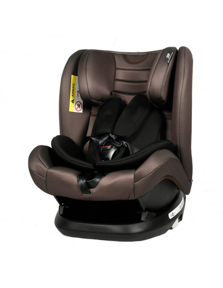 Scaun Auto Riola cu Isofix Crocodile Coffee,906Coffee