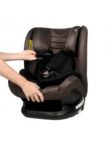 Scaun Auto Riola cu Isofix Crocodile Coffee,906Coffee
