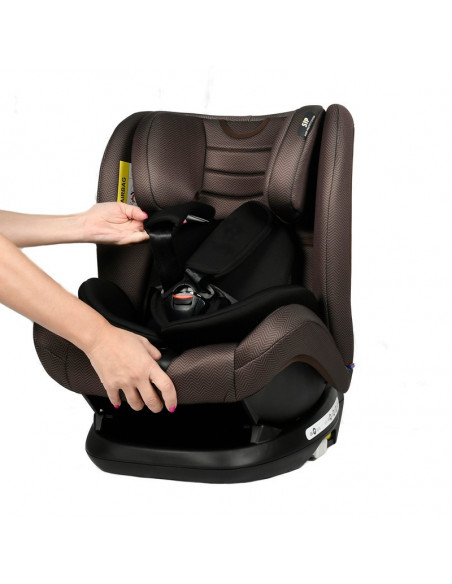 Scaun Auto Riola cu Isofix Crocodile Coffee,906Coffee