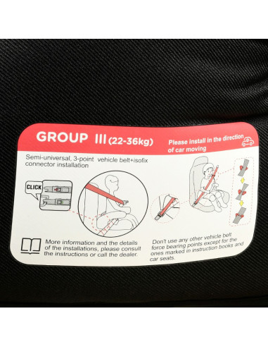 Inaltator auto ISOFIX Hero Crocodile DarkGrey,Hero_DarkGrey
