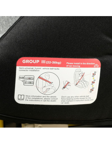 Inaltator auto ISOFIX Hero Crocodile DuoGrey,Hero_DuoGrey