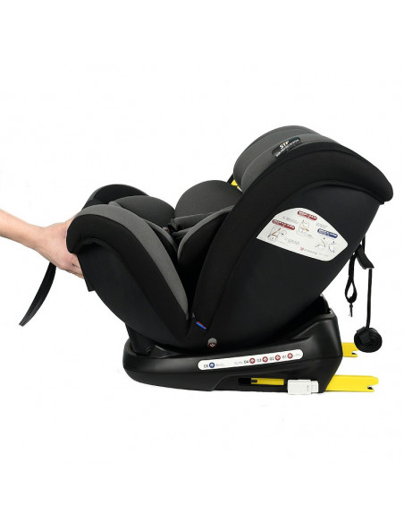 Scaun Auto Riola plus cu Isofix Crocodile Grey 0 36 kg pozitie