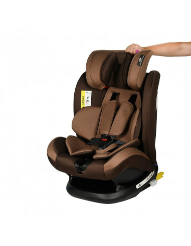 Scaun Auto Riola plus cu Isofix Crocodile Coffee 0 36 kg