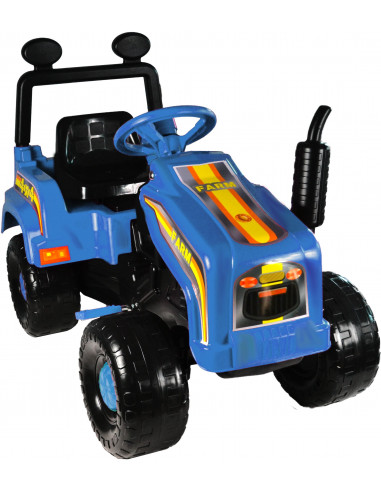 Tractor cu pedale Mega Farm blue,BEB-TPS543416BLU