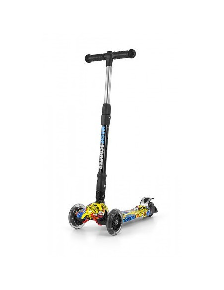 Trotineta copii pliabila Magic Grafitti cu roti Trotineta copii pliabila Magic Grafitti cu roti