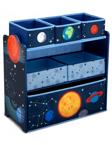 Organizator jucarii cu cadru din lemn Space
