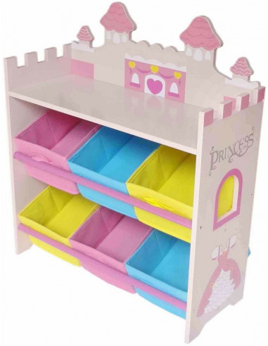 Organizator jucarii cu cadru din lemn Princess