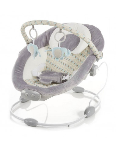 Leagan muzical cu vibratii Grand Confort Grey