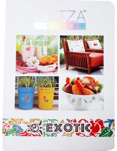 Joc pentru decorare cu sclipici Glitza Home Exotic,BEB-GL7921