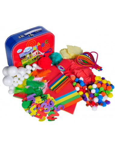 Set creativ cu 300 de piese Arts and Crafts,BEB-F15411