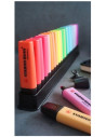 SW7023015,Set Textmarkere Stabilo Boss Original cu suport de birou, culori asortate pastel si neon, 23 buc/set
