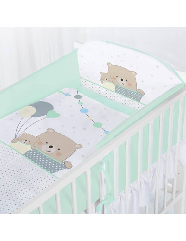 Albero Mio set lenjerie imprimata 5 piese - K097 Teddy Bears