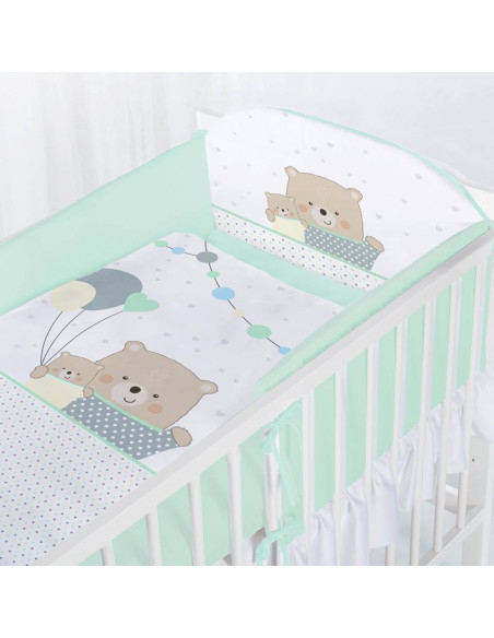 Albero Mio set lenjerie imprimata 5 piese - K097 Teddy Bears