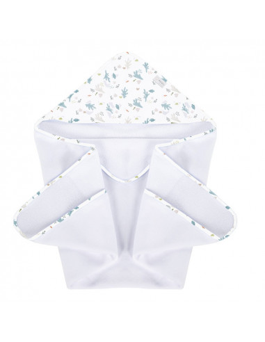 Albero Mio Eco & Love prosop de baie din bambus cu gluga - E001