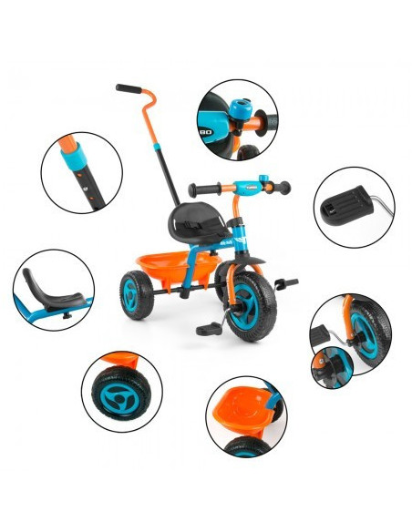 Tricicleta copii Turbo blue-orange,334
