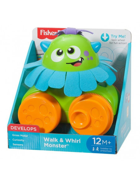 Fisher Price Jucarie de tras Monstrulet,FHG01