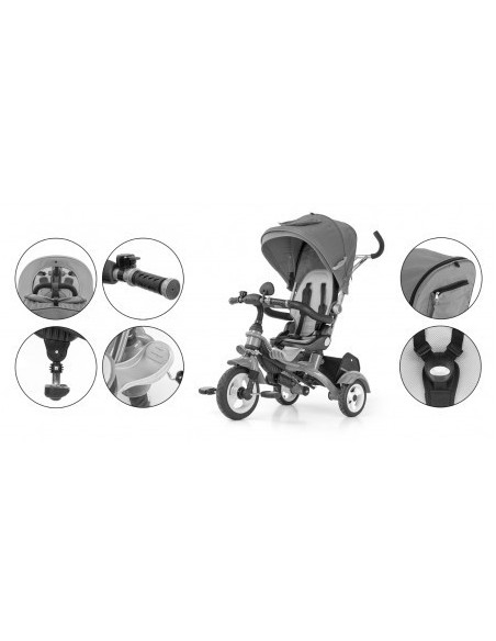 Tricicleta cu scaun reversibil Tomy Red,mm23036