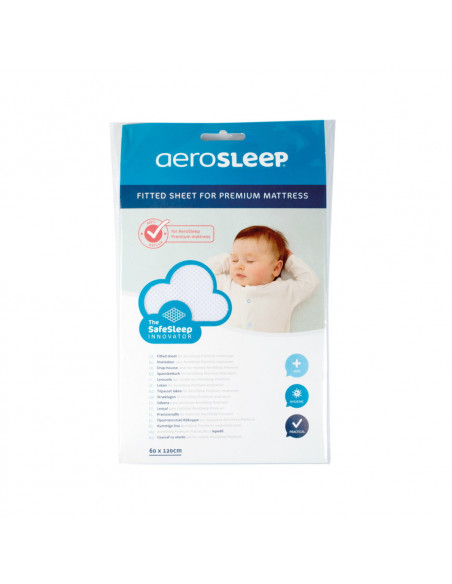 Cearsaf pentru saltea Aerosleep Premium 60 x 120,AC-P-120-060-W