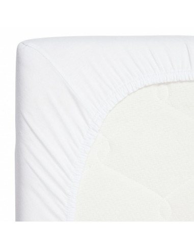 Cearsaf din Bambus cu Elastic 70 x 140 cm Alb,TM-HL700-501