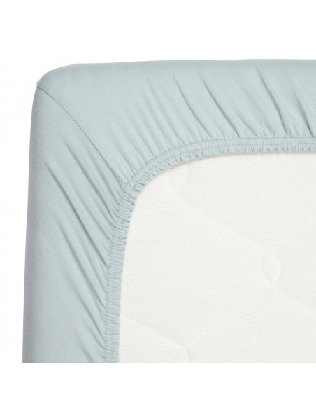 Cearsaf din Bambus cu Elastic 60 x 120 cm Sea Blue,TM-HL600-529
