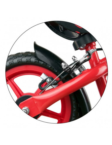 Bicicleta fara pedale Dragon Z Red cu frana,mm159_Uniq