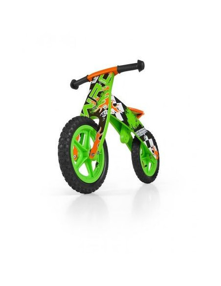 Bicicleta fara pedale Flip Green,mm21476