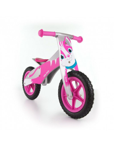 Bicicleta fara pedale Duplo Cat Pink,mm21698
