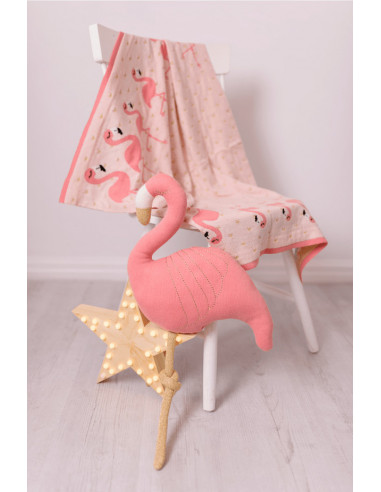 Perna Decor Flamigo Roz/Auriu,BG046