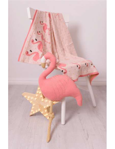 Perna Decor Flamigo Roz/Auriu,BG046