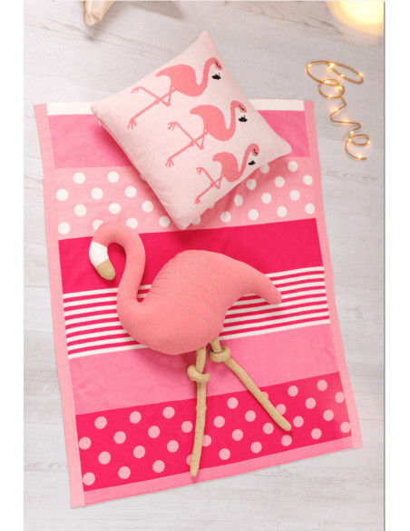 Perna Decor Flamigo Roz/Auriu,BG046