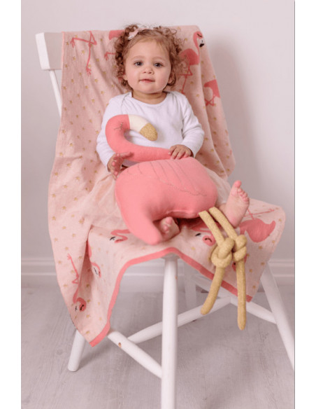 Perna Decor Flamigo Roz/Auriu,BG046