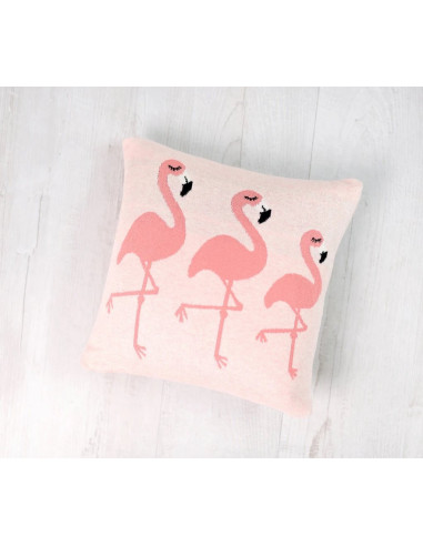 Perna Decor Bumbac Flamingo Roz,BG044
