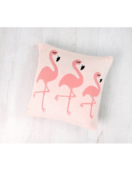 Perna Decor Bumbac Flamingo Roz,BG044