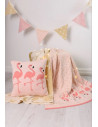 Perna Decor Bumbac Flamingo Roz,BG044