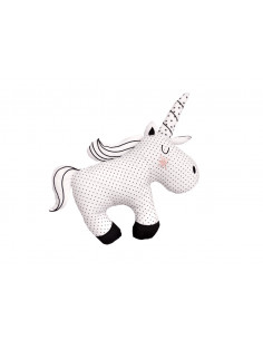 Pernuta din bumbac unicorn monocrom,BG039